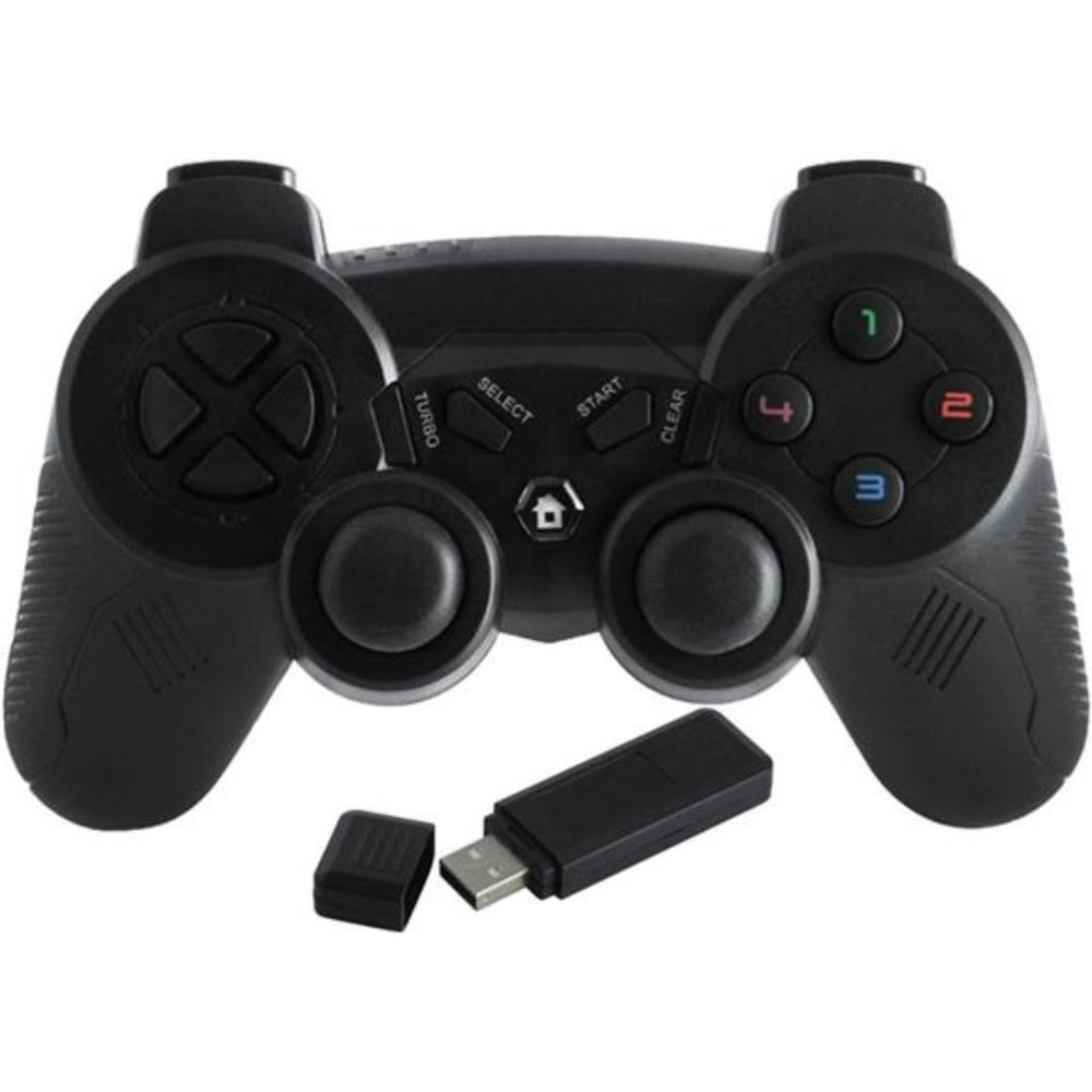 Wireless Game Controller Rechargeable Gaming Joystick Portable Remote Joypad